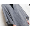 wholesale cashmere knitted poncho with low price